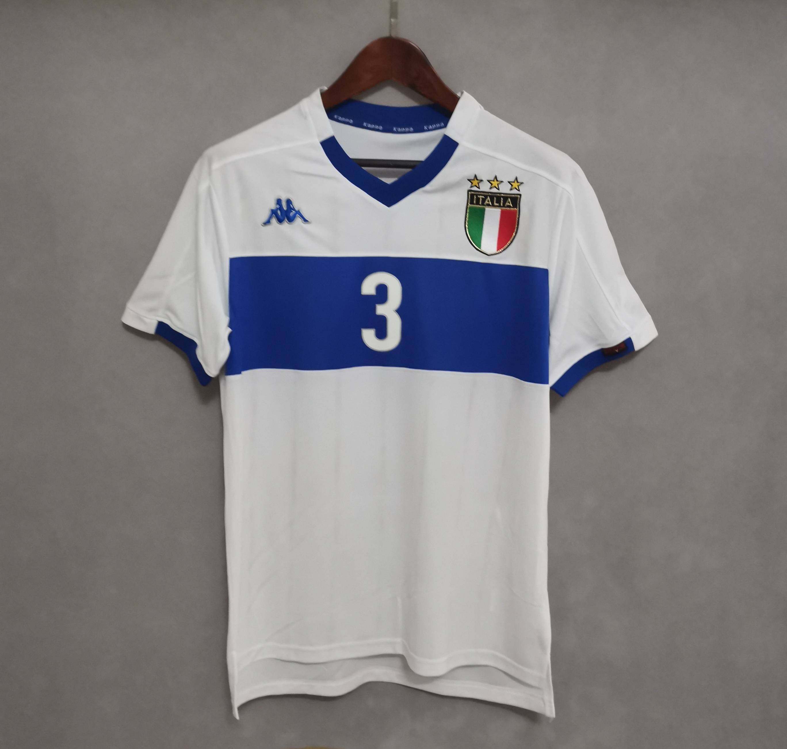 Italy Away White Shirt 1999/00