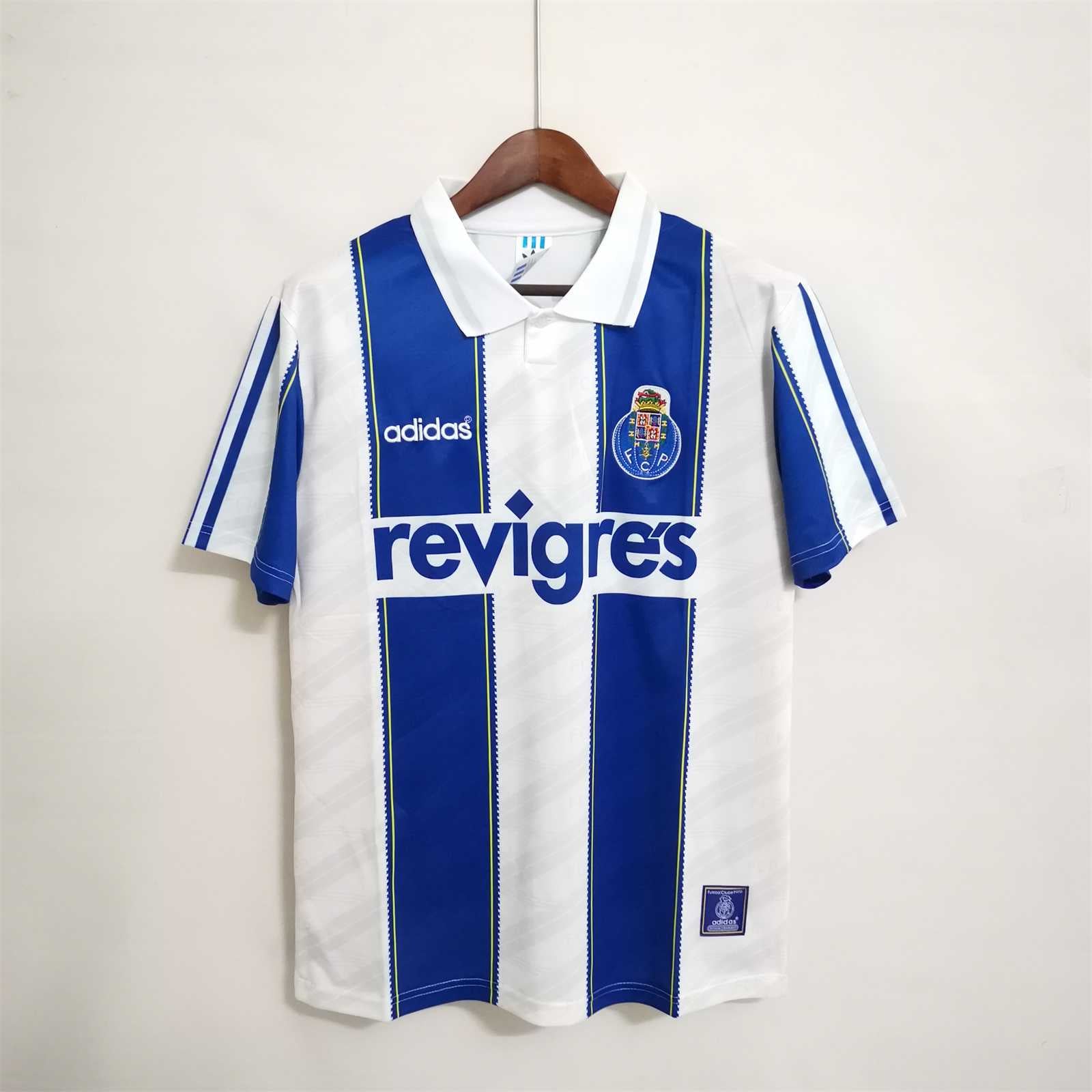 Porto Home Shirt Blue/White 1996/97