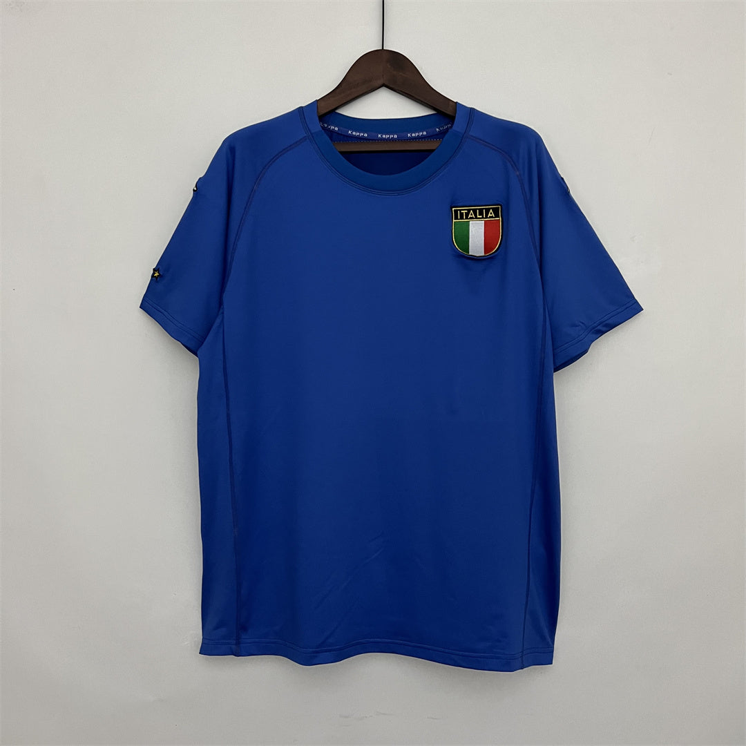 Italy Home Blue Jersey 2000/01