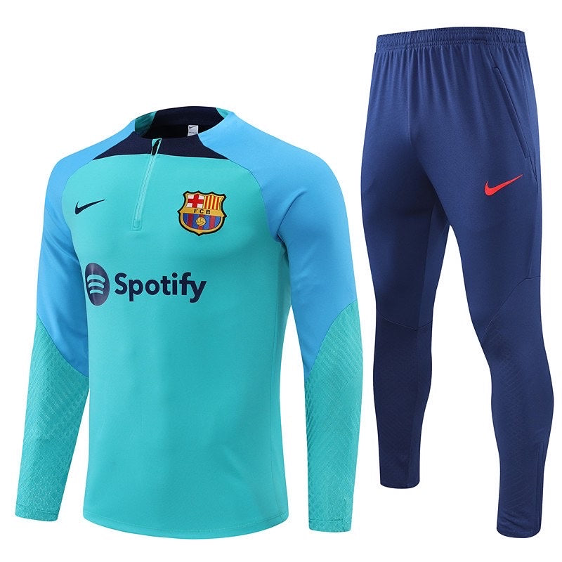 FC Barcelona Kids Football Tracksuit Set 22/23