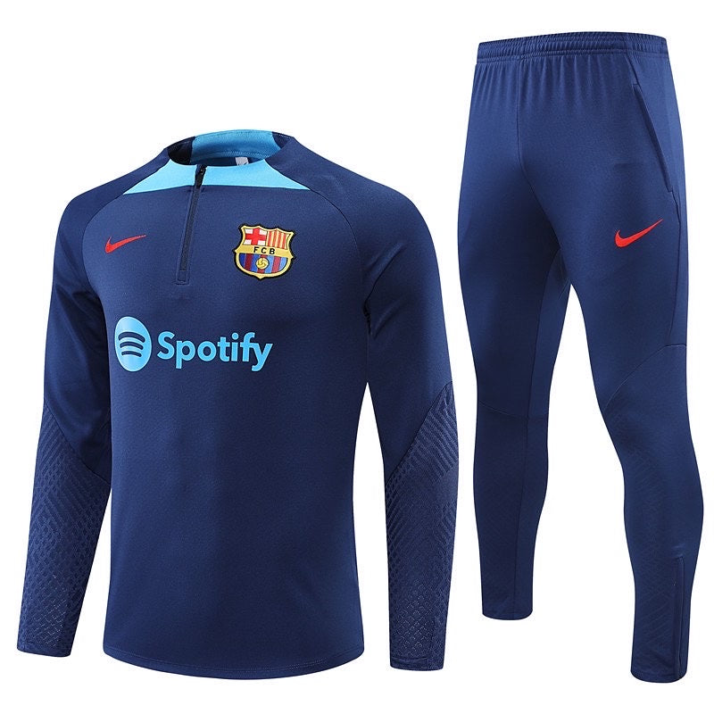 FC Barcelona Kids Football Tracksuit Set 22/23