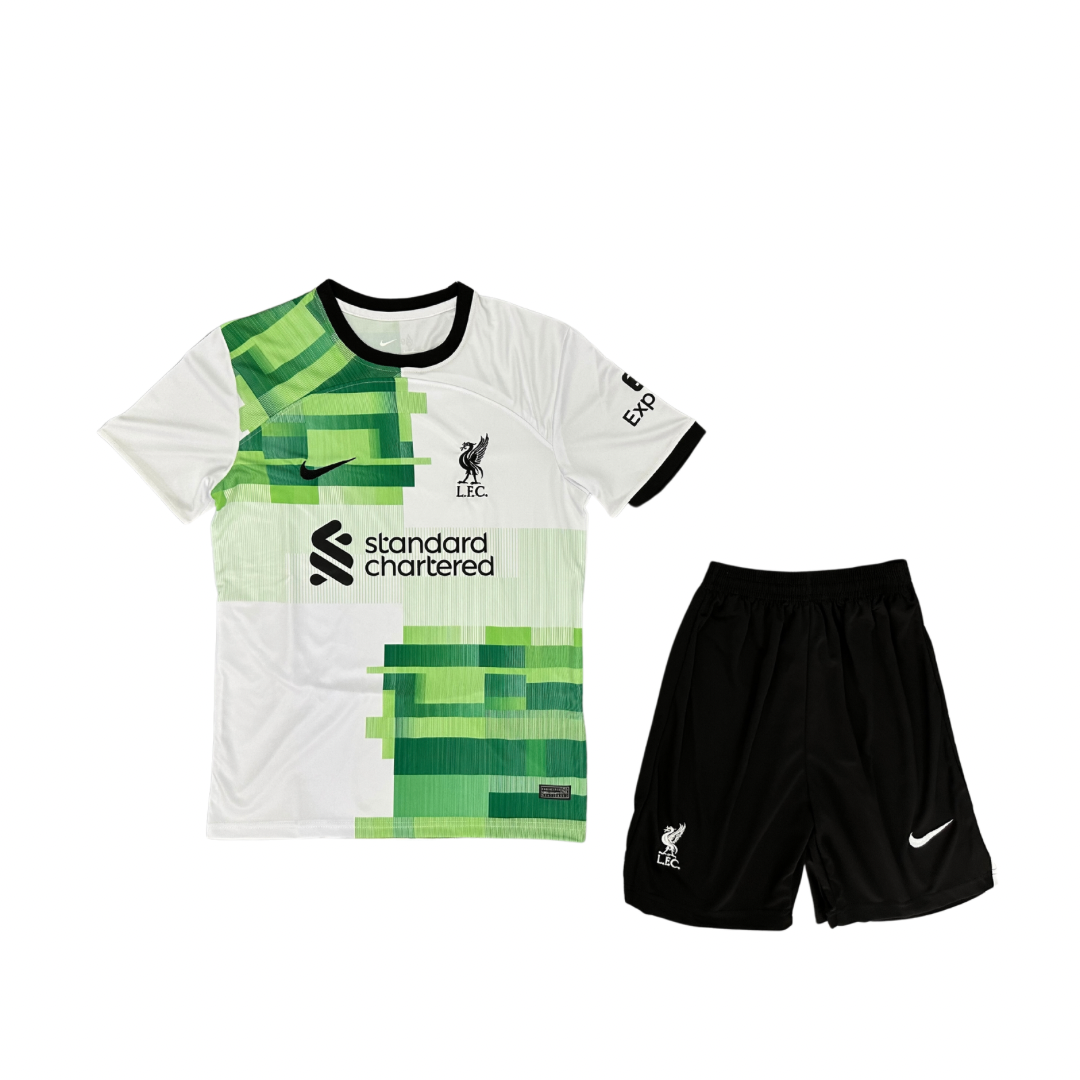 Liverpool Away 23/24 Kids T-Shirts and Shorts