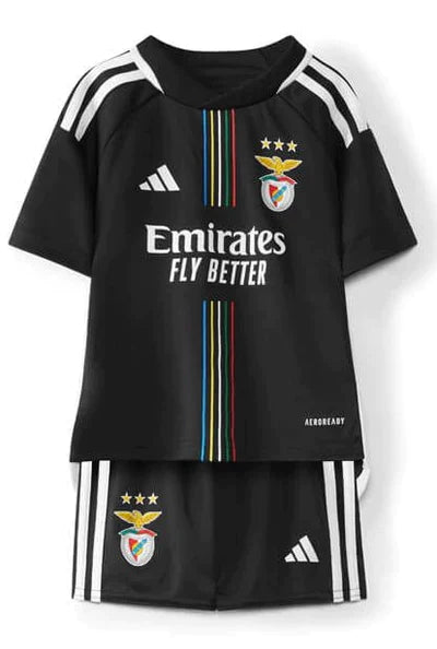 Benfica Away 23/24 Kids T-Shirt and Shorts